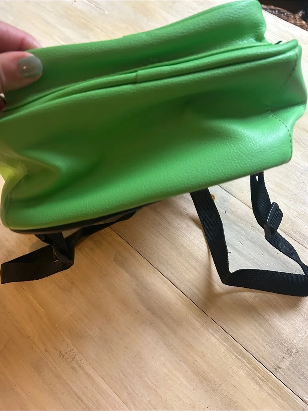 Kids Creeper Pixel Mini Backpack in Bright Green